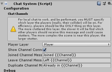 Chat System Configuration